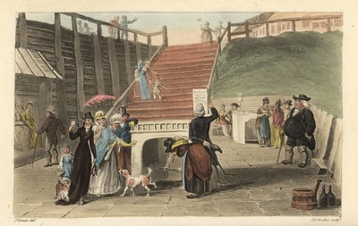 The Spa Wells by Thomas Rowlandson