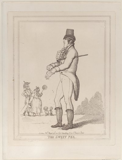 The Sweet Pea, August 29, 1812 by Thomas Rowlandson