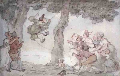 The Swing by Thomas Rowlandson