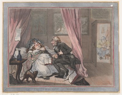 The Triumph of Hypocrisy, January 11, 1787 by Thomas Rowlandson