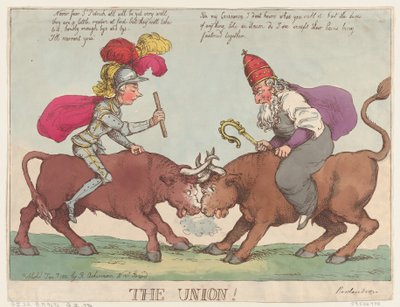 The Union, January 1, 1801 by Thomas Rowlandson