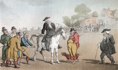 The Vicar Selling His Horse, Illustration from 