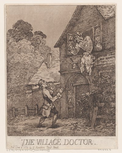The Village Doctor by Thomas Rowlandson