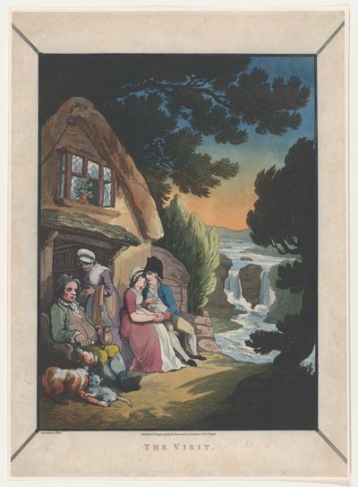 The Visit, August 1, 1799 by Thomas Rowlandson