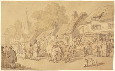 The Woolpack Inn by Thomas Rowlandson