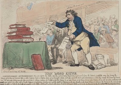 The Word Eater by Thomas Rowlandson