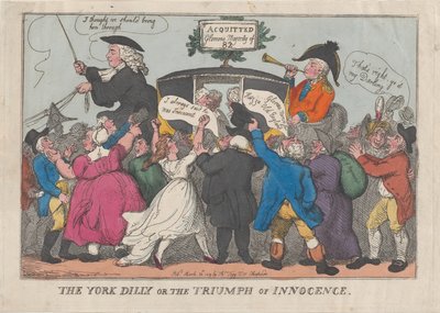 The York Dilly or The Triumph of Innocence, February 26, 1809 by Thomas Rowlandson