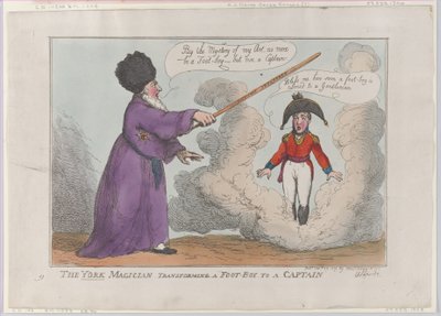 The York Magician Transforming a Foot-Boy to a Captain by Thomas Rowlandson