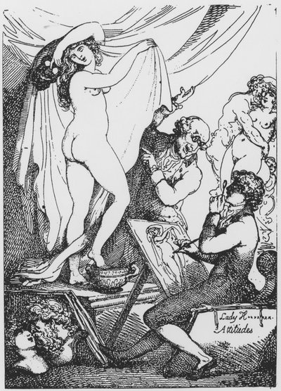 The Future Lady Hamilton Posing as Hygeia, Goddess of Health, at Dr James Graham