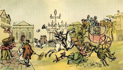 The result of purchasing a blind horse by Thomas Rowlandson