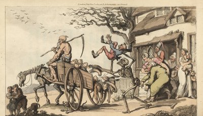 The Skeleton of Death and Old Man Time Come to Take Goody Barton