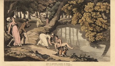 The Skeleton of Death Takes the Mother as She Witnesses Her Son