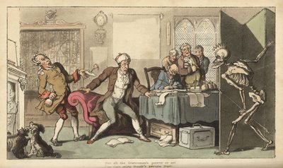 The Statesman in His Office by Thomas Rowlandson