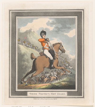 Thigh Protect, New Guard by Thomas Rowlandson