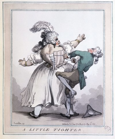 Tighten More - Prints by Rowlandson, in "The corset in art and morals from the 13th to the 20th century" by F. Libron and H. Clouzot by Thomas Rowlandson