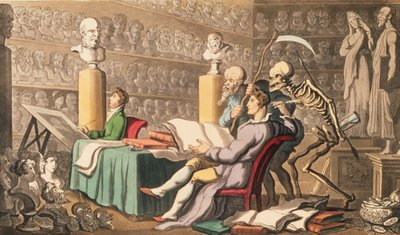 Time and Death Their Thoughts Impart On Works of Learning and of Art, from the 