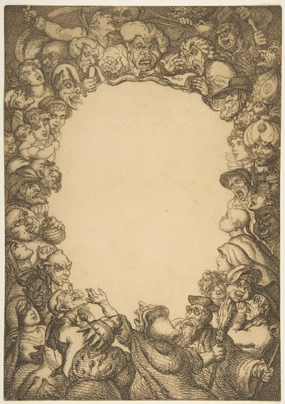 Title Page, The Caricature Magazine, or Mirror of Mirth by Thomas Rowlandson