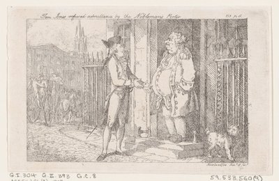 Tom Jones Refused Admittance by the Nobleman