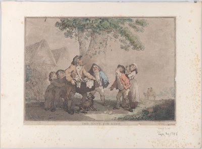 Too Many for a Jew by Thomas Rowlandson