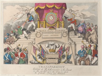 Transparency: Exhibited at R. Ackermann