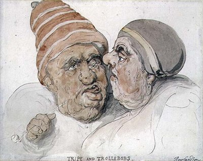 Tripe and Trollebobs by Thomas Rowlandson
