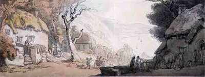 View from above the Cliffs, the Mumbles, South Wales by Thomas Rowlandson