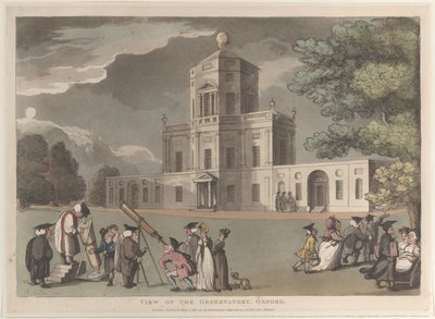 View of the Observatory, Oxford, May 1, 1810 by Thomas Rowlandson