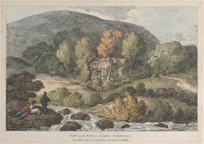 View on the River Camel, Cornwall by Thomas Rowlandson