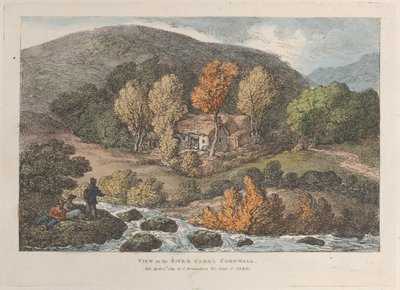 View on the River Camel, Cornwall, from Views in Cornwall by Thomas Rowlandson