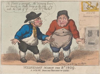 A Scene from The Tragedy of Cato by Thomas Rowlandson