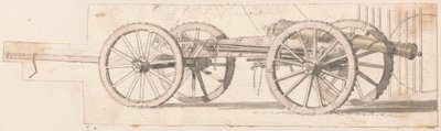 Gun and Limber, No. 7 by Thomas Sandby
