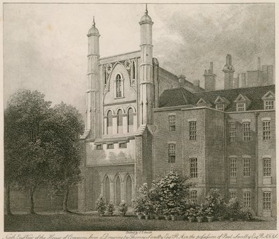 North East View of the House of Commons from a Drawing by Thomas Sandby RA by Thomas Sandby