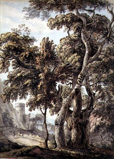 Study of Trees by Thomas Sandby