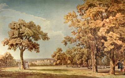 Windsor Castle from the Great Park Near the End of the Long Walk by Thomas Sandby