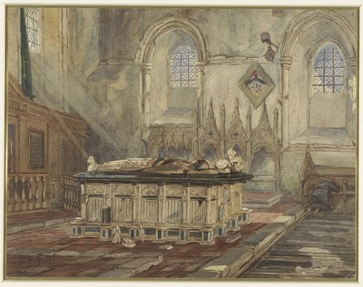 Tomb of Sir George Broke, Lord Cobham and His Wife Anne by Thomas Shotter Boys