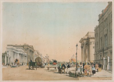 Hyde Park Corner, London by Thomas Shotter Boys