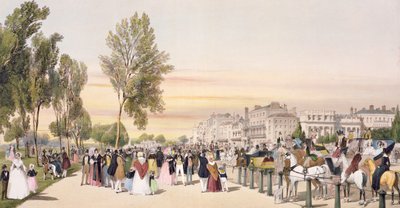 Hyde Park, near Grosvenor Gate, from 