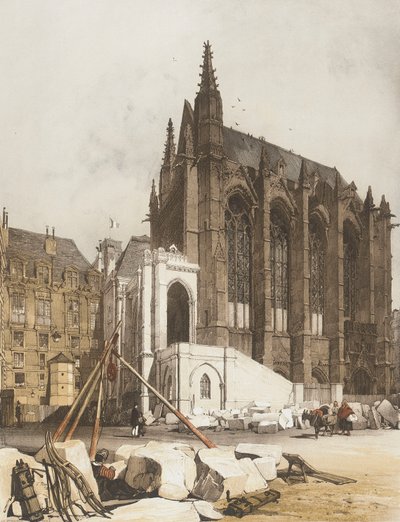 The Sainte-Chapelle, Paris by Thomas Shotter Boys