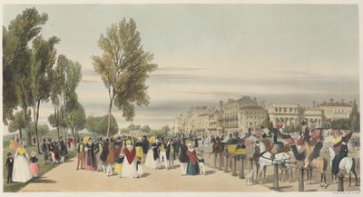 London As It Is: Hyde Park, near Grosvenor Gate by Thomas Shotter Boys