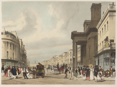 London As It Is: Regent Street, Looking Towards the Quadrant by Thomas Shotter Boys