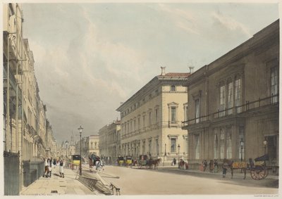 London As It Is: The Club-Houses, Pall Mall by Thomas Shotter Boys
