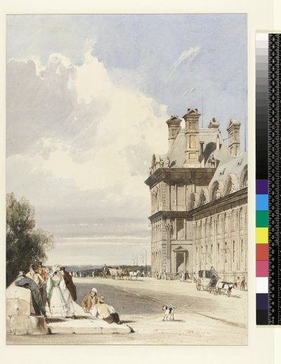 Pavilion de Flore, Tuileries, Paris by Thomas Shotter Boys