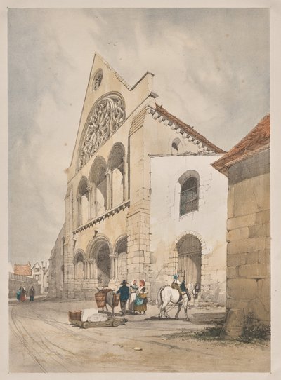 Picturesque Architecture in Paris, Ghent, Antwerp, Rouen: St. Andre, Chartres, France by Thomas Shotter Boys