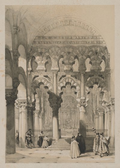 Picturesque Sketches in Spain: The Mosque, Cordova by Thomas Shotter Boys