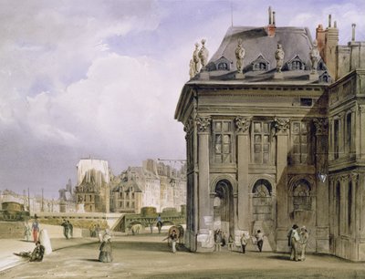 The Ile de la Cite from the Institut, Paris, c.1830-39 by Thomas Shotter Boys