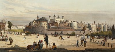 The Tower and Mint, from Great Tower Hill by Thomas Shotter Boys