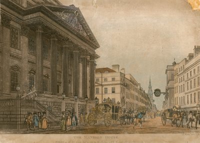 The Mansion House, London by Thomas Snr. Malton
