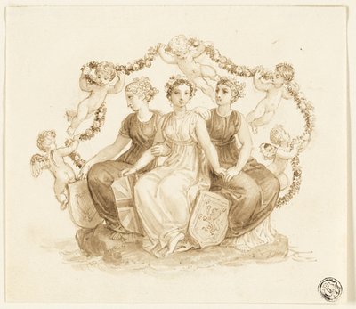 Allegory of England, Scotland, and Ireland by Thomas Stothard