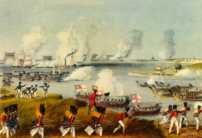 Combined Naval and Military Forces, Burma, 27th March, 1825 by Thomas Stothard