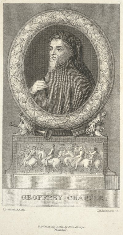 Geoffrey Chaucer by Thomas Stothard